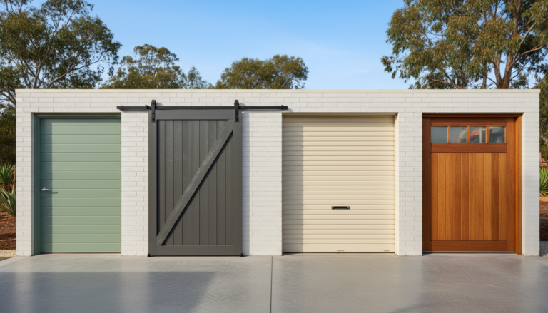 Shed doors in Australia: Colorbond PA, sliding, roller and overhead options