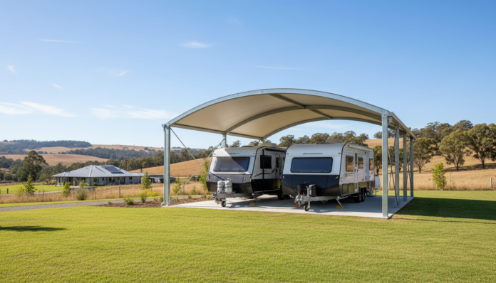 Caravan Shelter Kits Australia: Prices, Shade Sheds, Council Approvals & Wind Ratings Caravan Shelter Kits Australia: Prices, Shade Sheds, Council Approvals & Wind Ratings