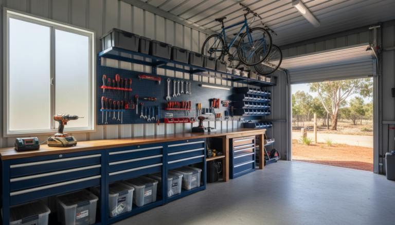 Garage Wall Storage in Colorbond Steel Sheds: The Complete Australian Guide (2025)