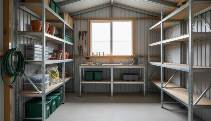 Garden Shed Shelving in Australia: Racking, Load Ratings, and Layout (2025 Guide)