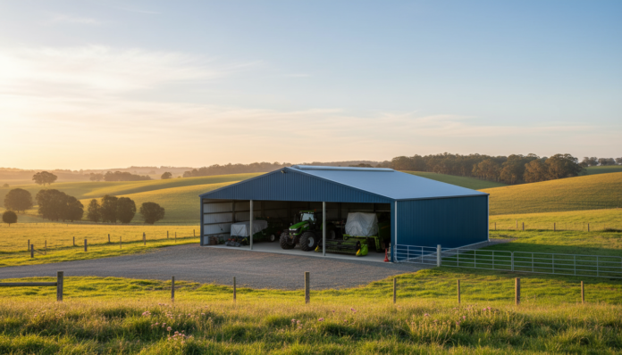 Machinery Shed Guide for Australia: Custom Colorbond Farm Sheds, Wind Ratings, Council Approval, and Pricing (2025)