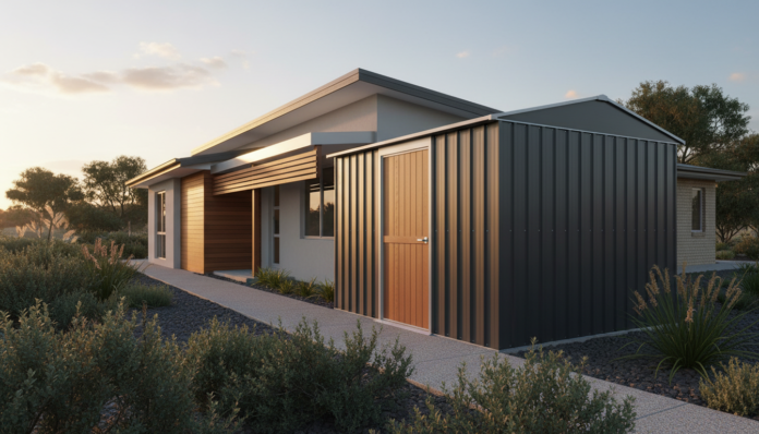 Side of House Shed: Slimline and Side Entrance Sheds for Australian Homes Side of House Shed: Slimline and Side Entrance Sheds for Australian Homes
