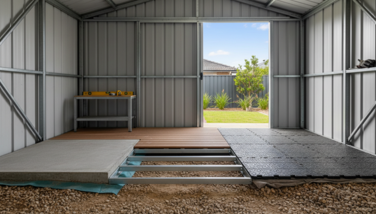 Storage Shed Floor: The Complete Australian Guide to Shed Flooring, Bases and Kits (2025)