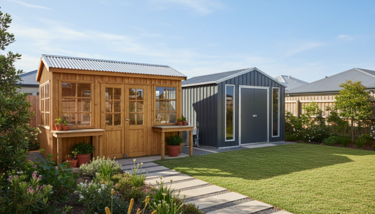 Timber Frame Garden Shed vs Colorbond: The Ultimate Australian Guide (2025)