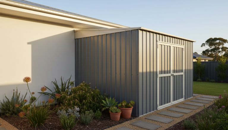 Under Eave Garden Shed (Australia 2025 Guide) | Premium Colorbond Lean‑To Sheds