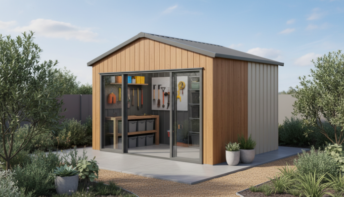 Weatherboard Garden Shed Guide for Australia: Timber-Look Sheds, Colorbond Steel, Wind Ratings, Costs