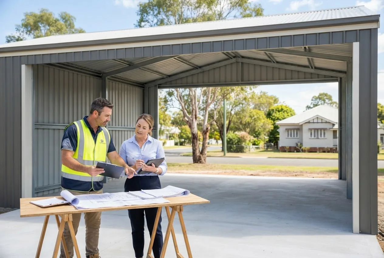 Read more about the article Sheds Maryborough QLD: Engineering, Builders & Permit Guide