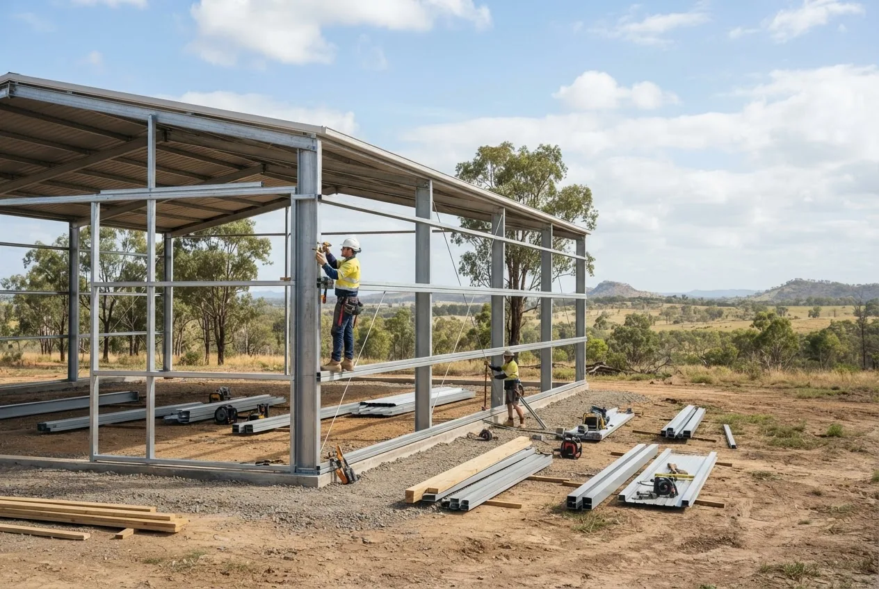 Read more about the article Sheds Rockhampton QLD: Builders, Grain Sheds & Permit Guide