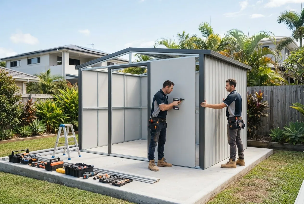 Read more about the article Affordable Shed Installers Brisbane Cost and Service Guide