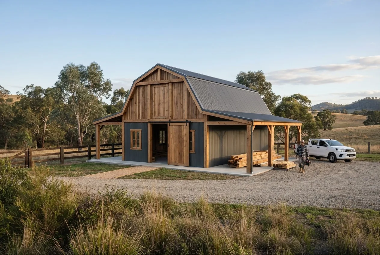 Read more about the article Australian Barn Shed Kits Pricing and Installation Guide