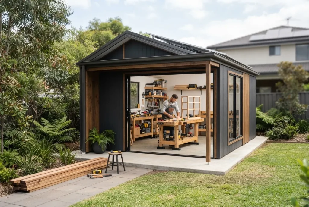 Backyard Workshop Building Guide with Shed Workshop Ideas