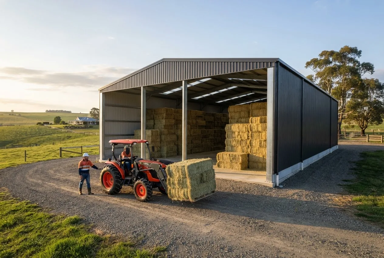 Read more about the article Hay Sheds Prices and Kit Options for Agricultural Storage