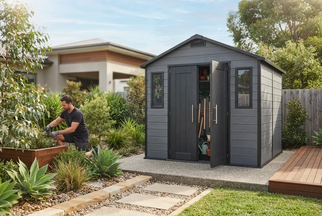 Read more about the article Keter Plastic Storage Sheds Cost and Product Guide